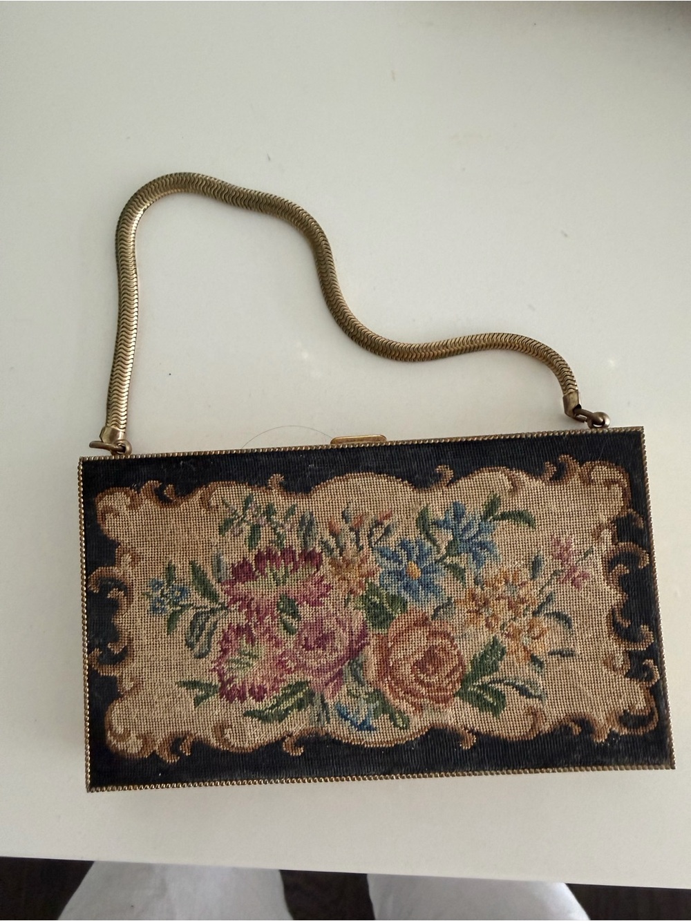 Gold Compact Mirror Clutch - Women Accessories